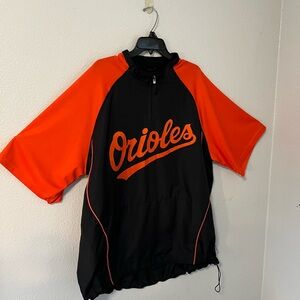 MLB Orioles Black and Orange Jersey